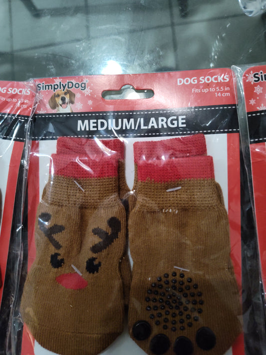 Holiday socks for dogs